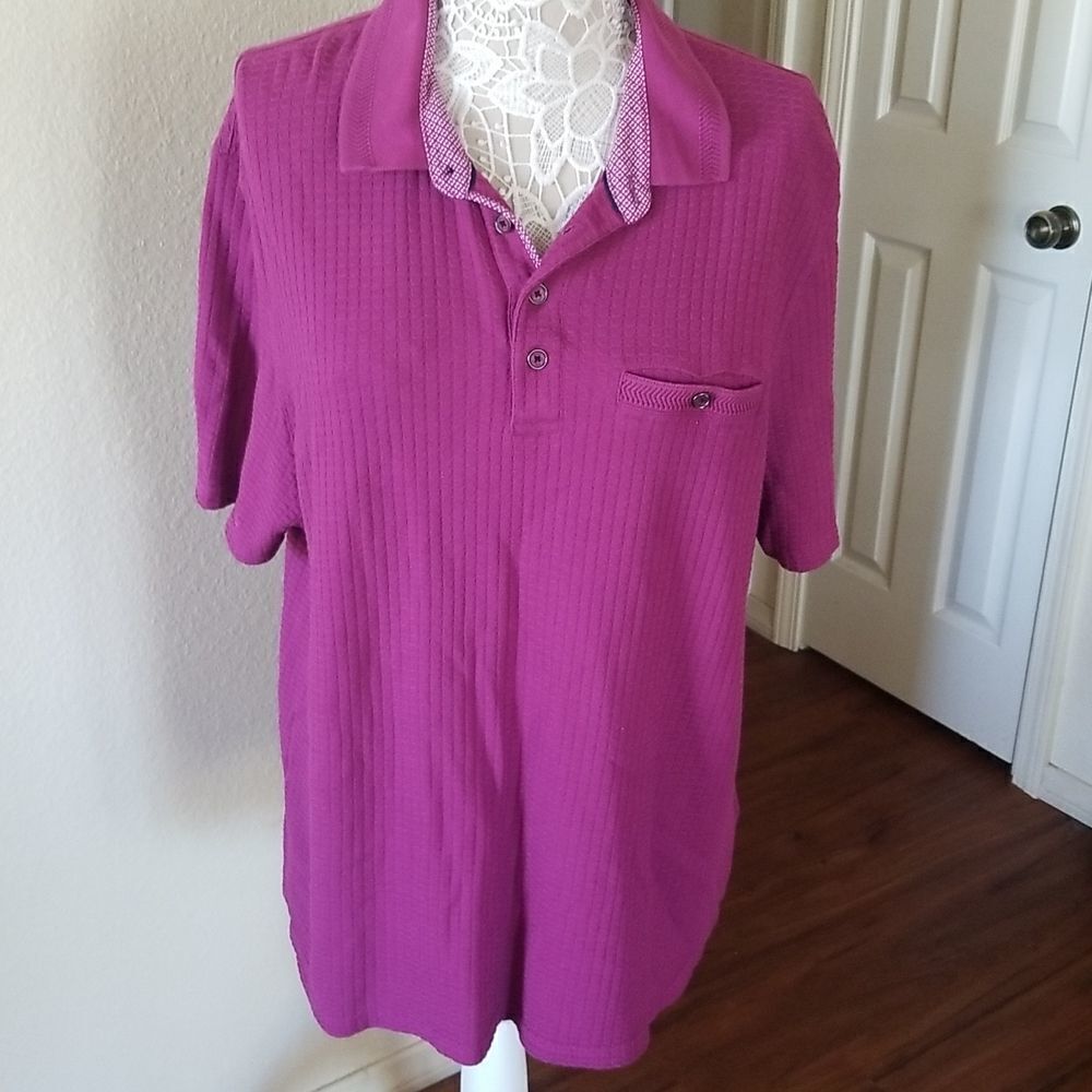 Ted Baker London Polo Shirt Golf Resort Wear Size XXL